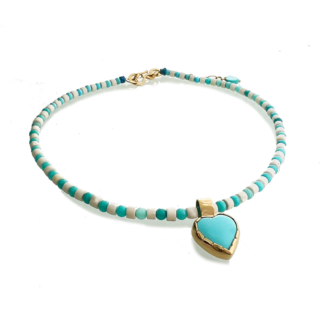COLLAR MOSAICO TURQUESA