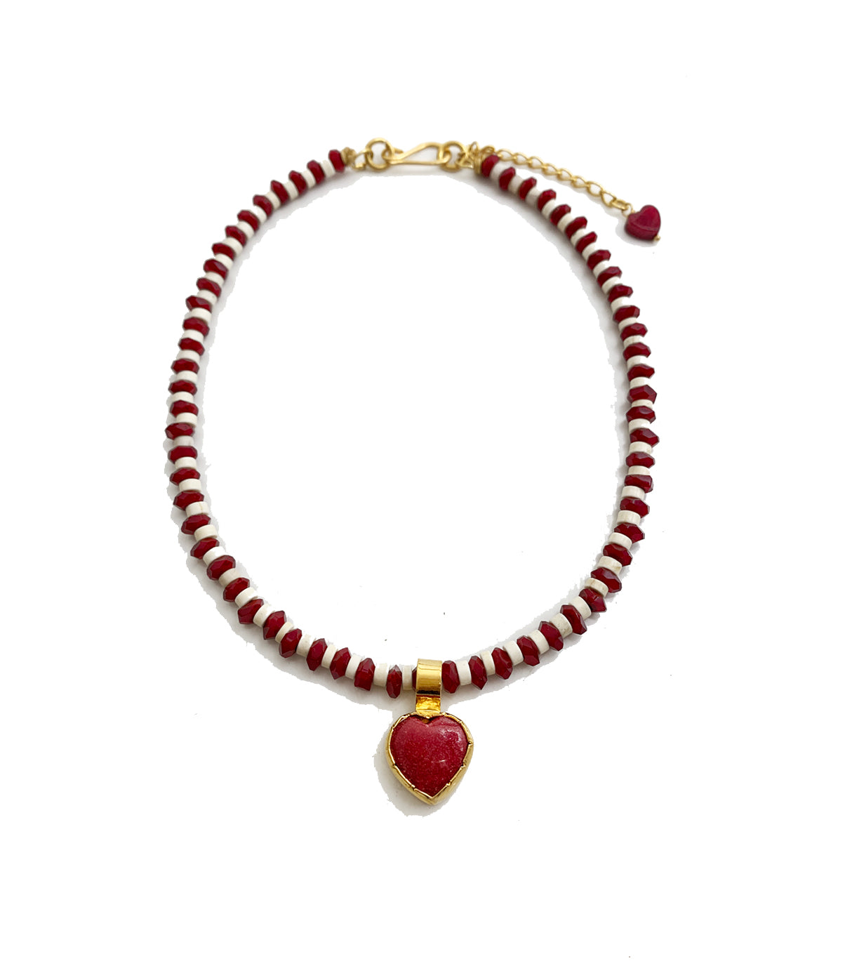 COLLAR MOSAICO ROJO