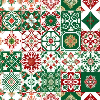 COLLAR MOSAICO NAVIDAD