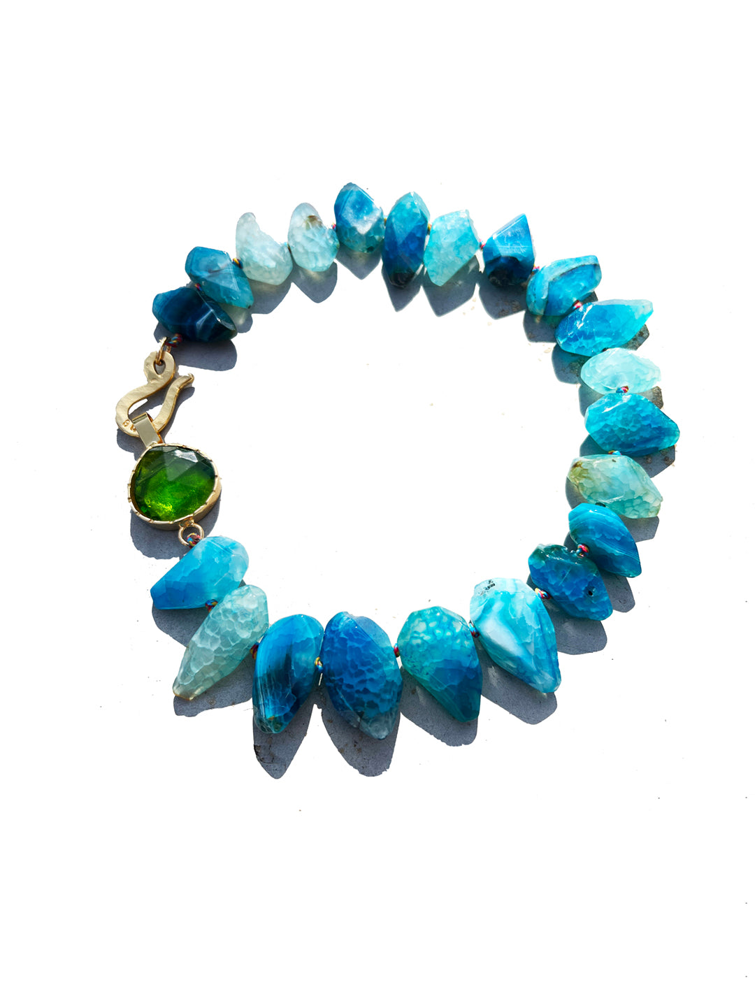 COLLAR ORQUIDEA AZUL