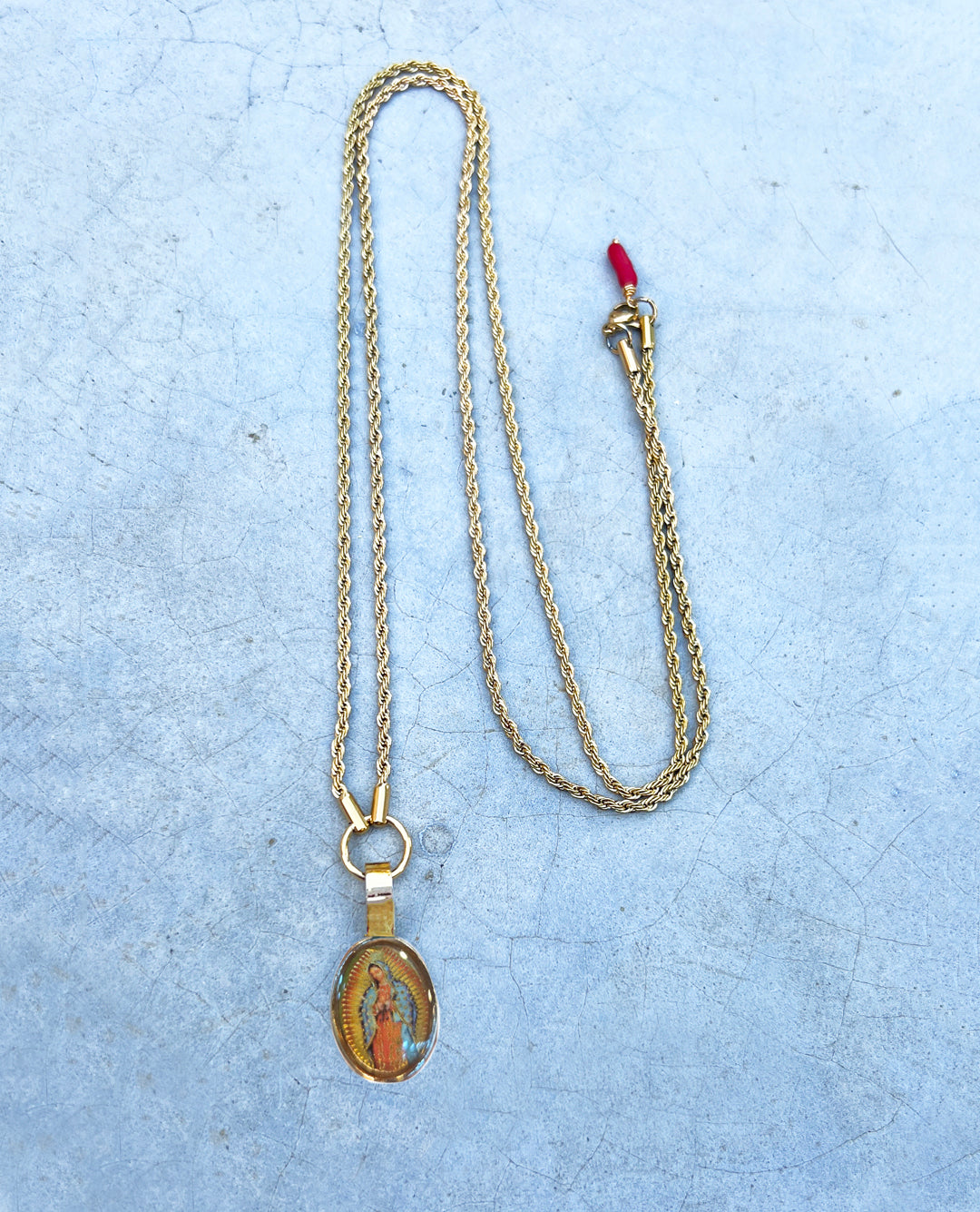 COLLAR LARGO VIRGEN GUADALUPE
