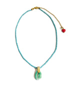 COLLAR CARACOLITO TURQUESA/TURQUESA
