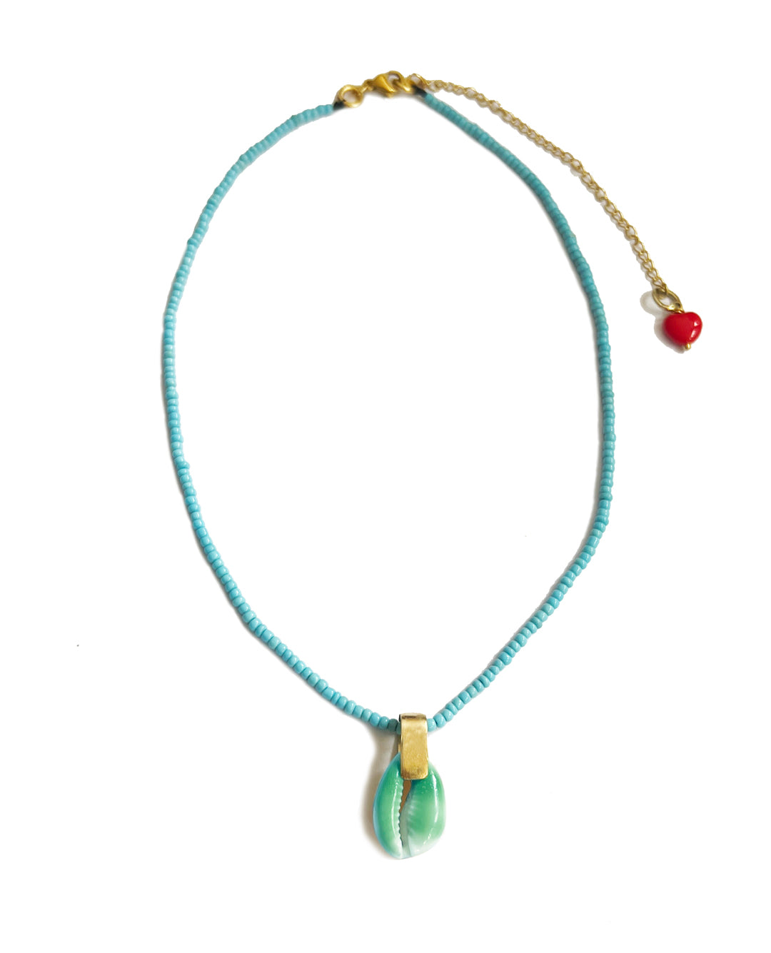 COLLAR CARACOLITO TURQUESA/TURQUESA