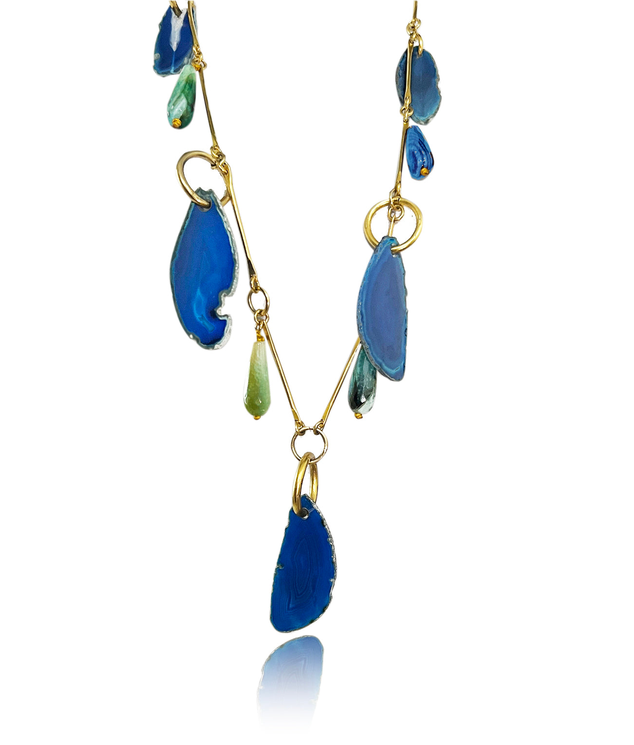 COLLAR CASCADA AZUL