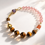 COLLAR DAISY TIGER EYE