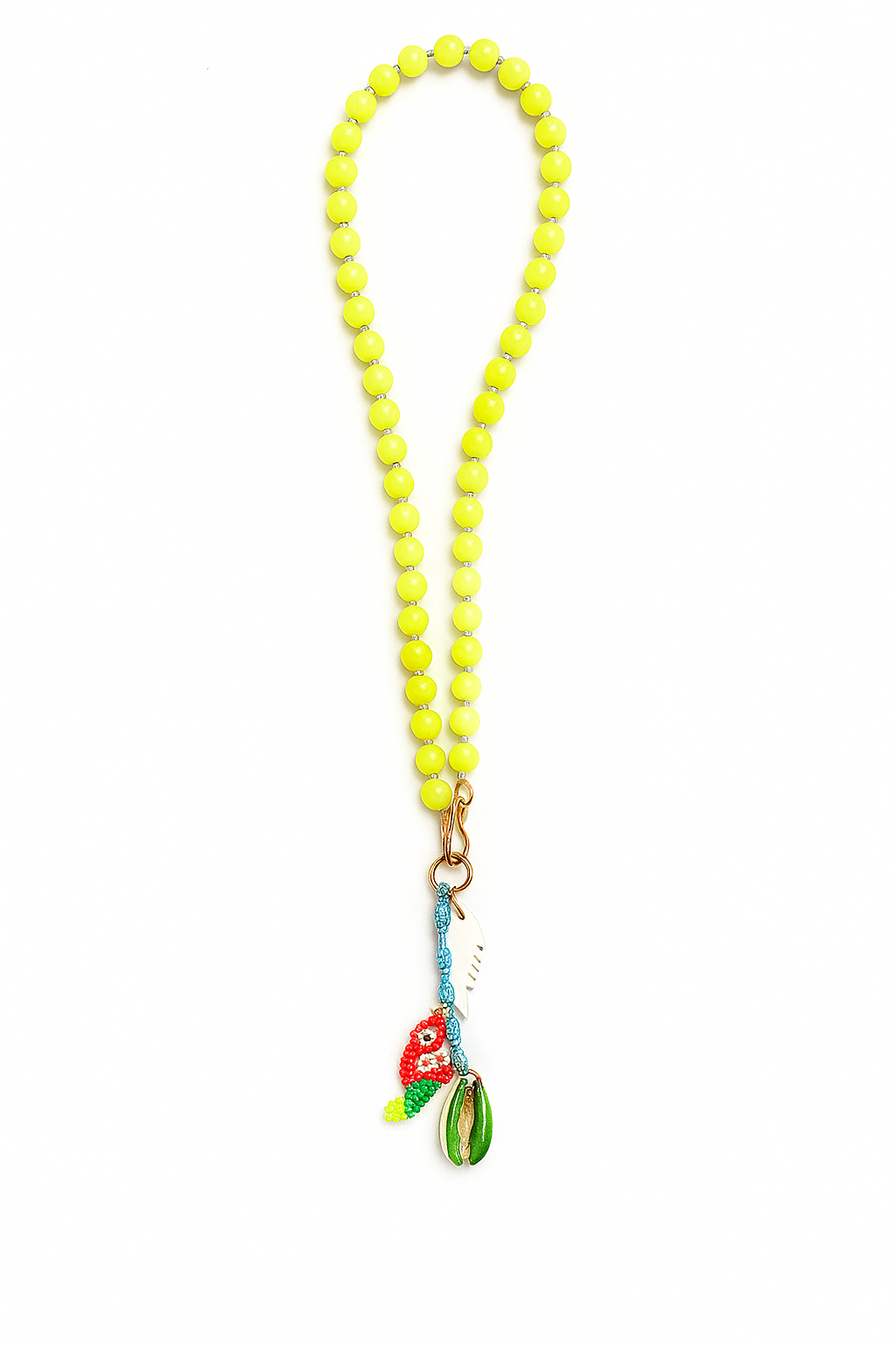 COLLAR PECESITOS VERDE LIMA