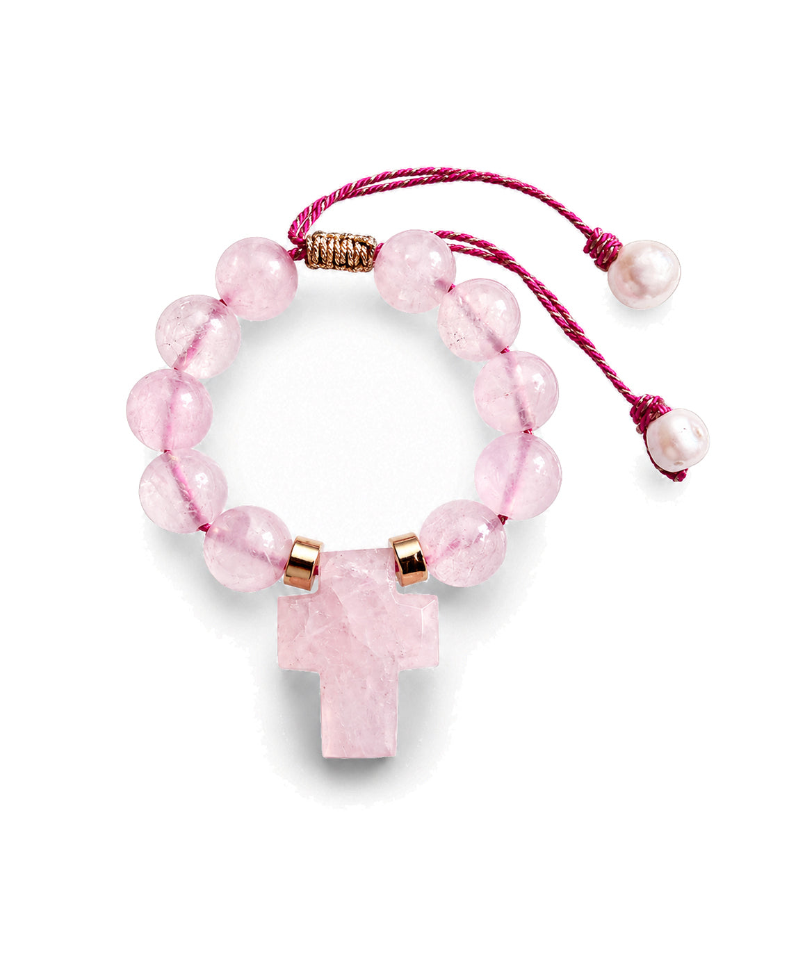 PULSERA DENARIO ROSA