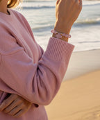 PULSERA DENARIO ROSA