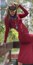 COLLAR ORQUIDEA AZUL