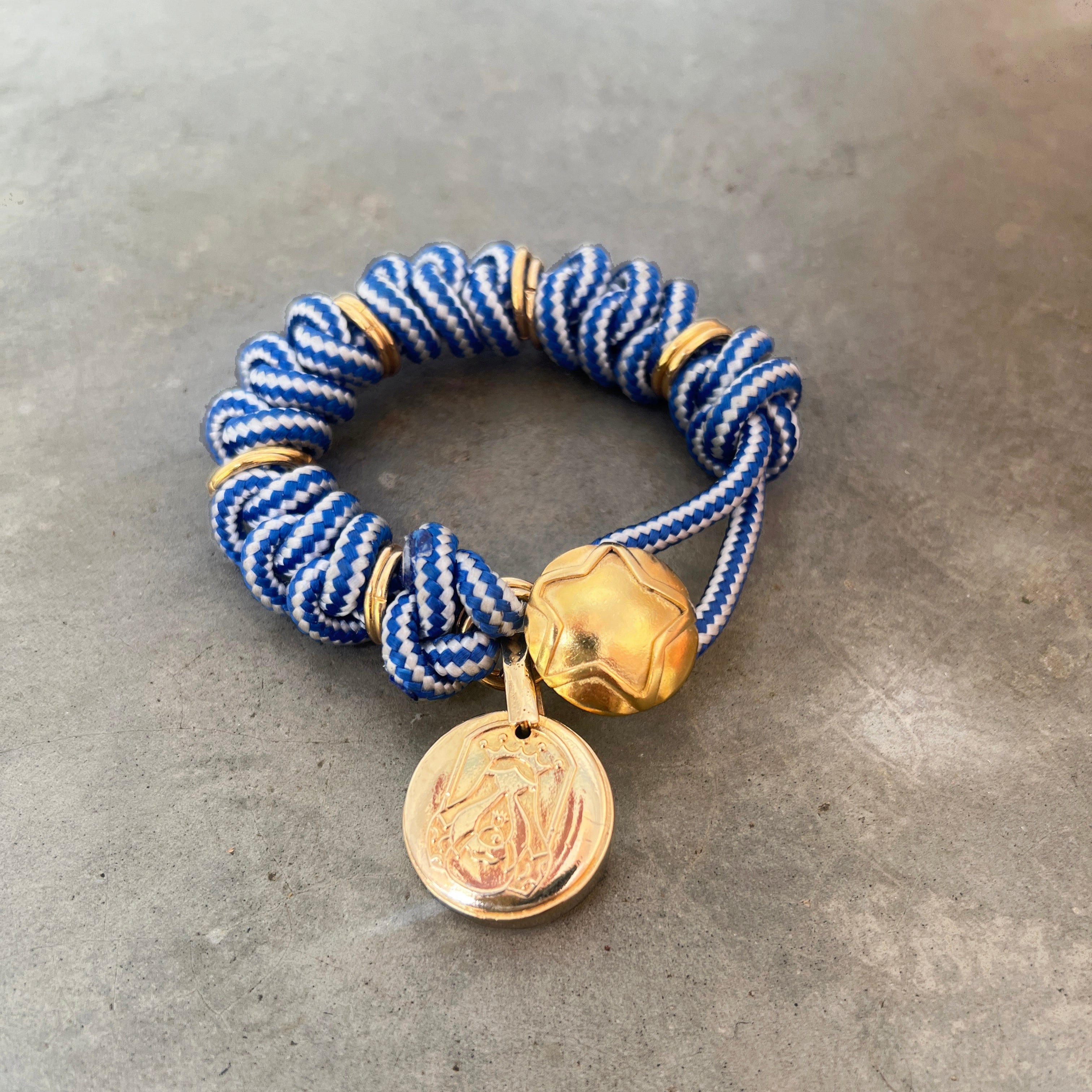 PULSERA TRENZADA MOROCOTA VIRGEN DE COROMOTO