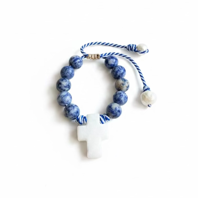 PULSERA DENARIO MAR AZUL