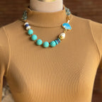 COLLAR DAISY TURQUESA