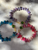 COLLAR ORQUIDEA AZUL