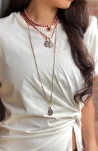 COLLAR LARGO VIRGEN DE LA CHIQUINQUIRÁ