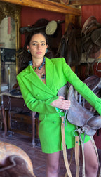 COLLAR ORQUIDEA AZUL