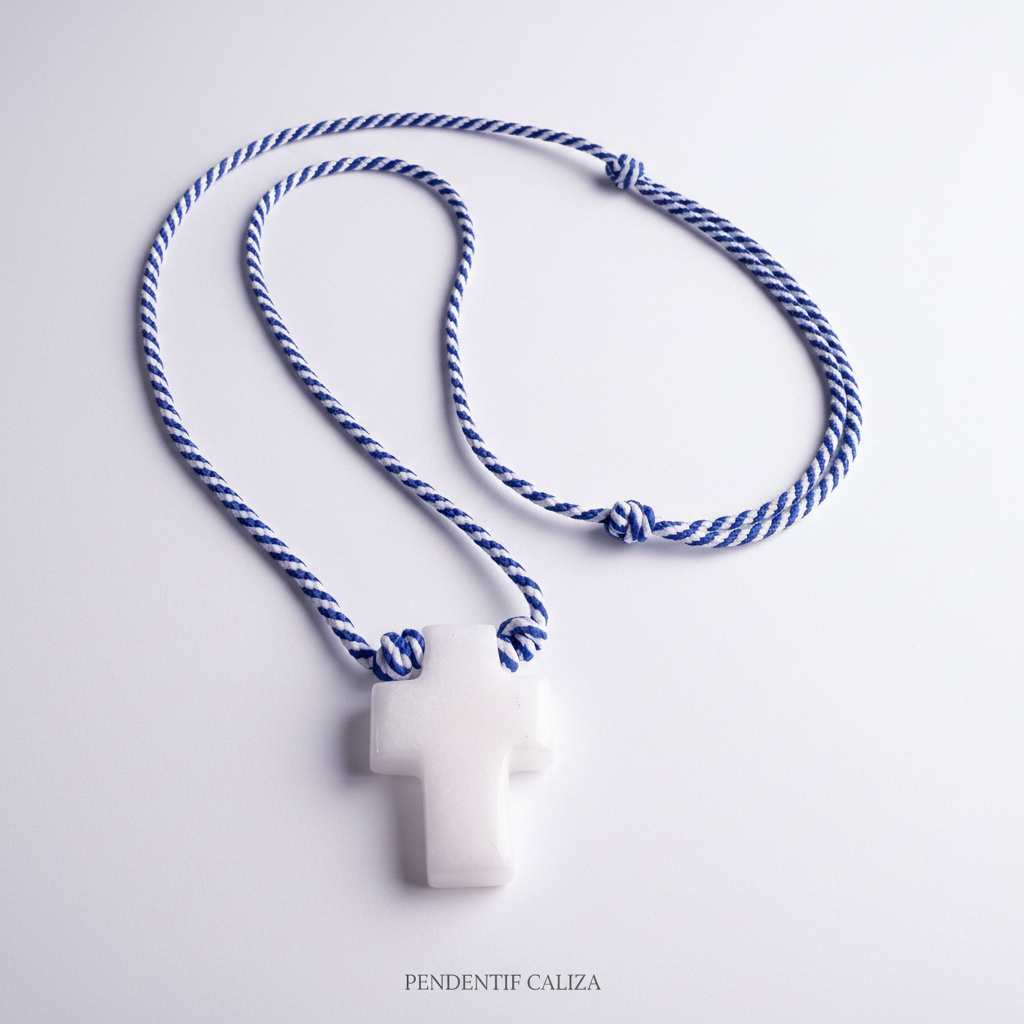 COLLAR CRUZ CALIZA