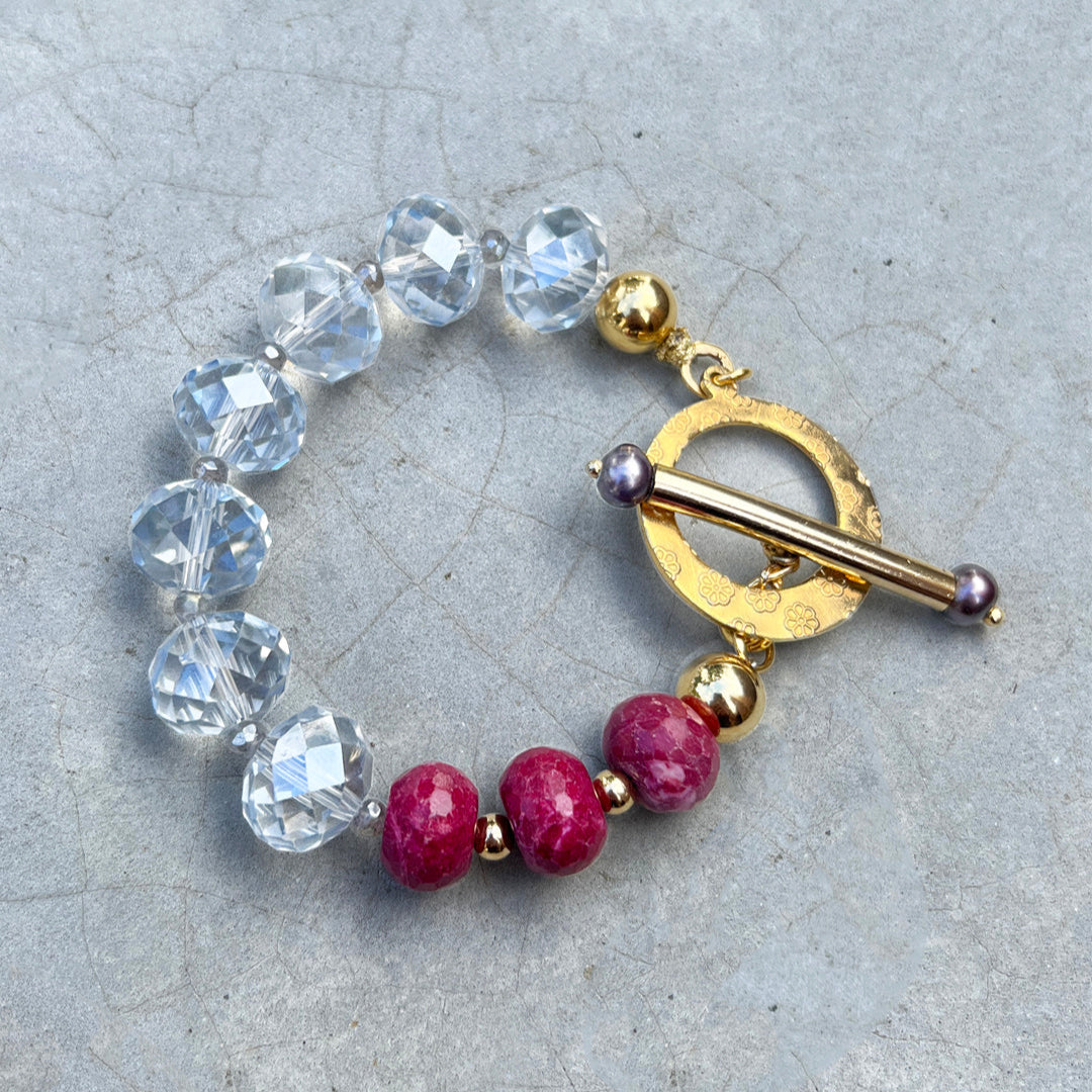 PULSERA DAISY versión PHALENOPSIA