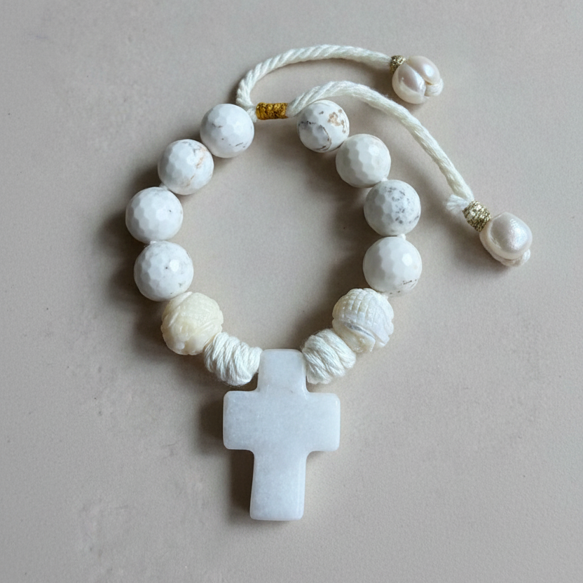 PULSERA DENARIO ESPUMA DE MAR