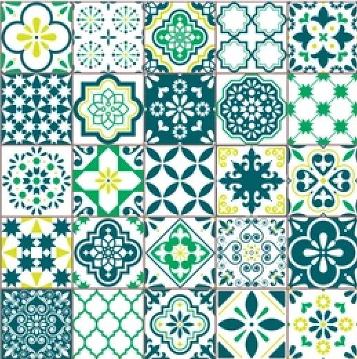 COLLAR MOSAICO TURQUESA