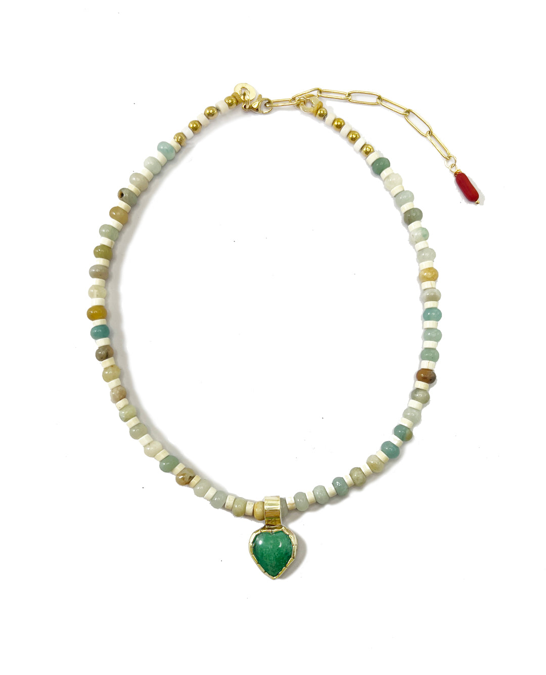 COLLAR MOSAICO LIME JADE