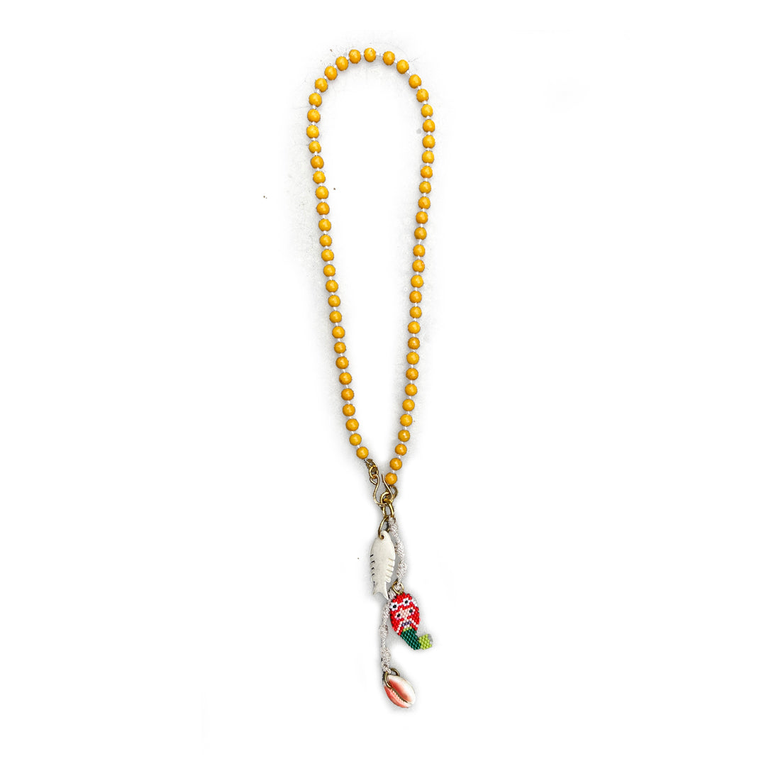 COLLAR PECESITOS TANGERINE