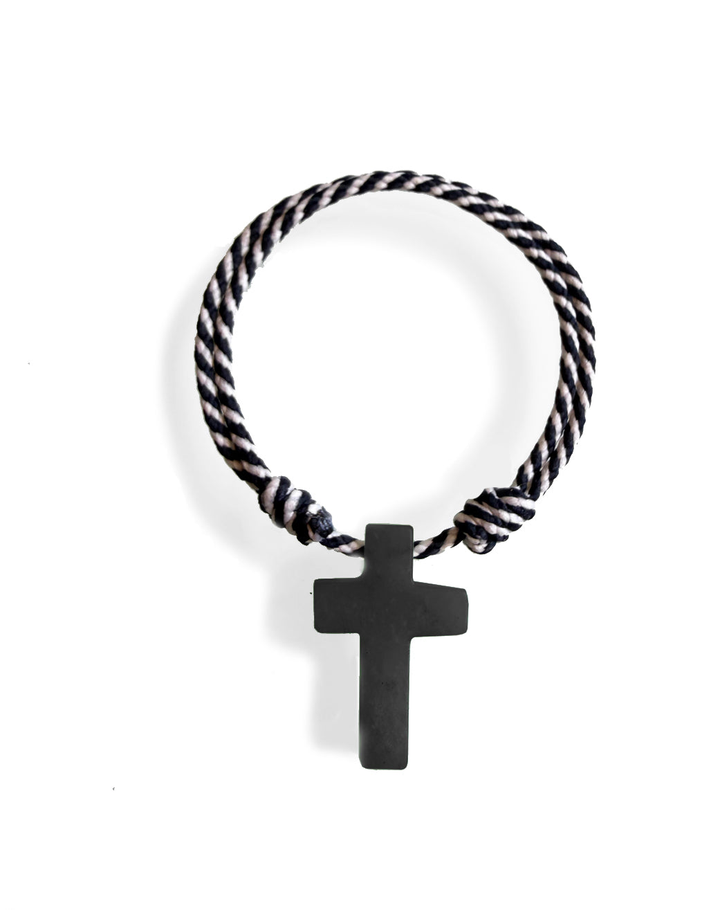 PULSERA CRUZ MARINA NEGRO