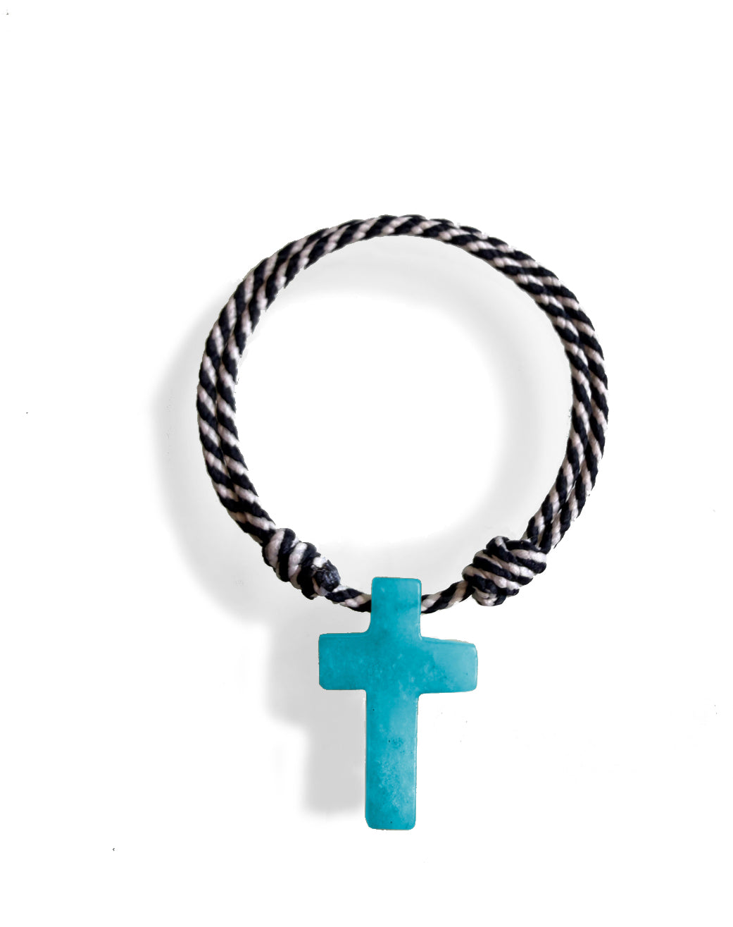 PULSERA CRUZ MARINA NEGRO