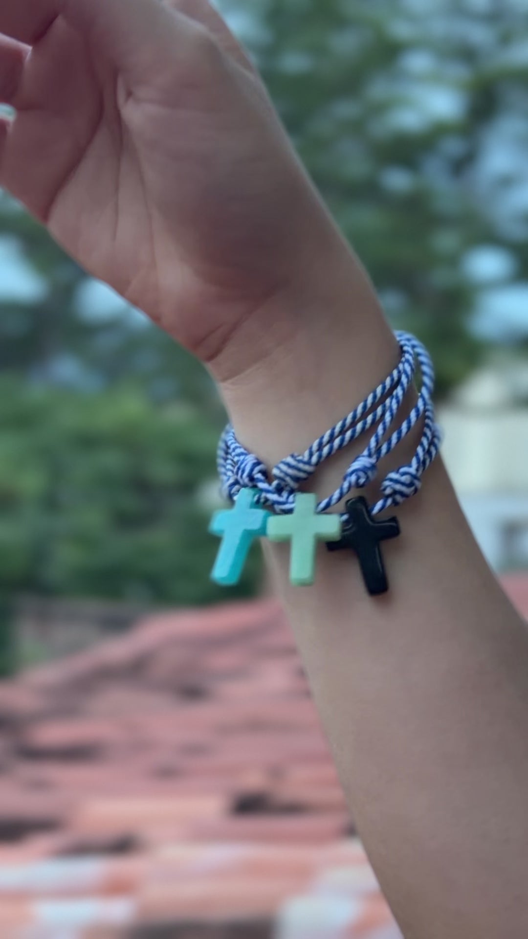 BRAZALETE CRUZ MARINA AZUL